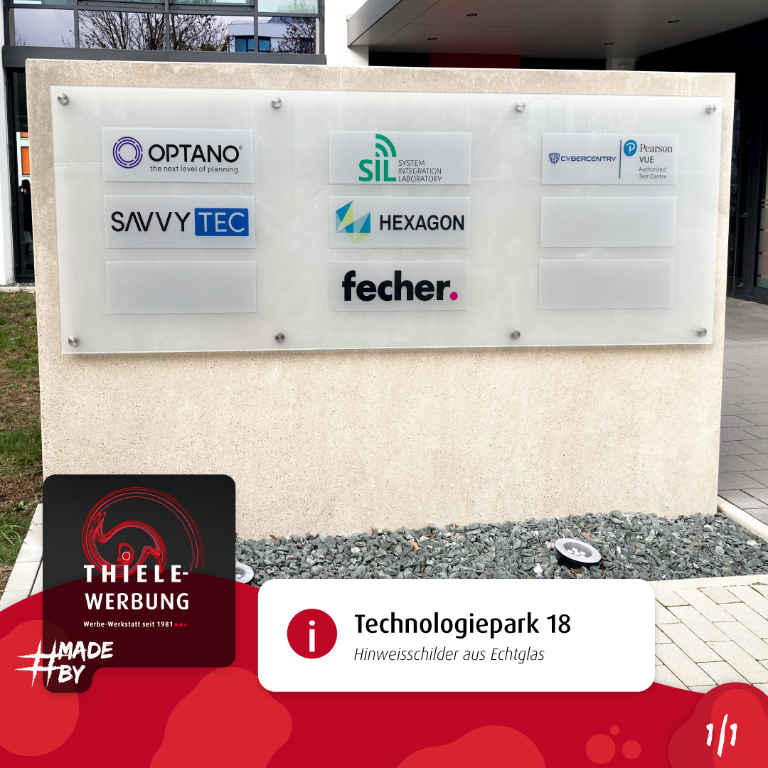 Echtglas Hinweisschilder – Stilvoll und funktional