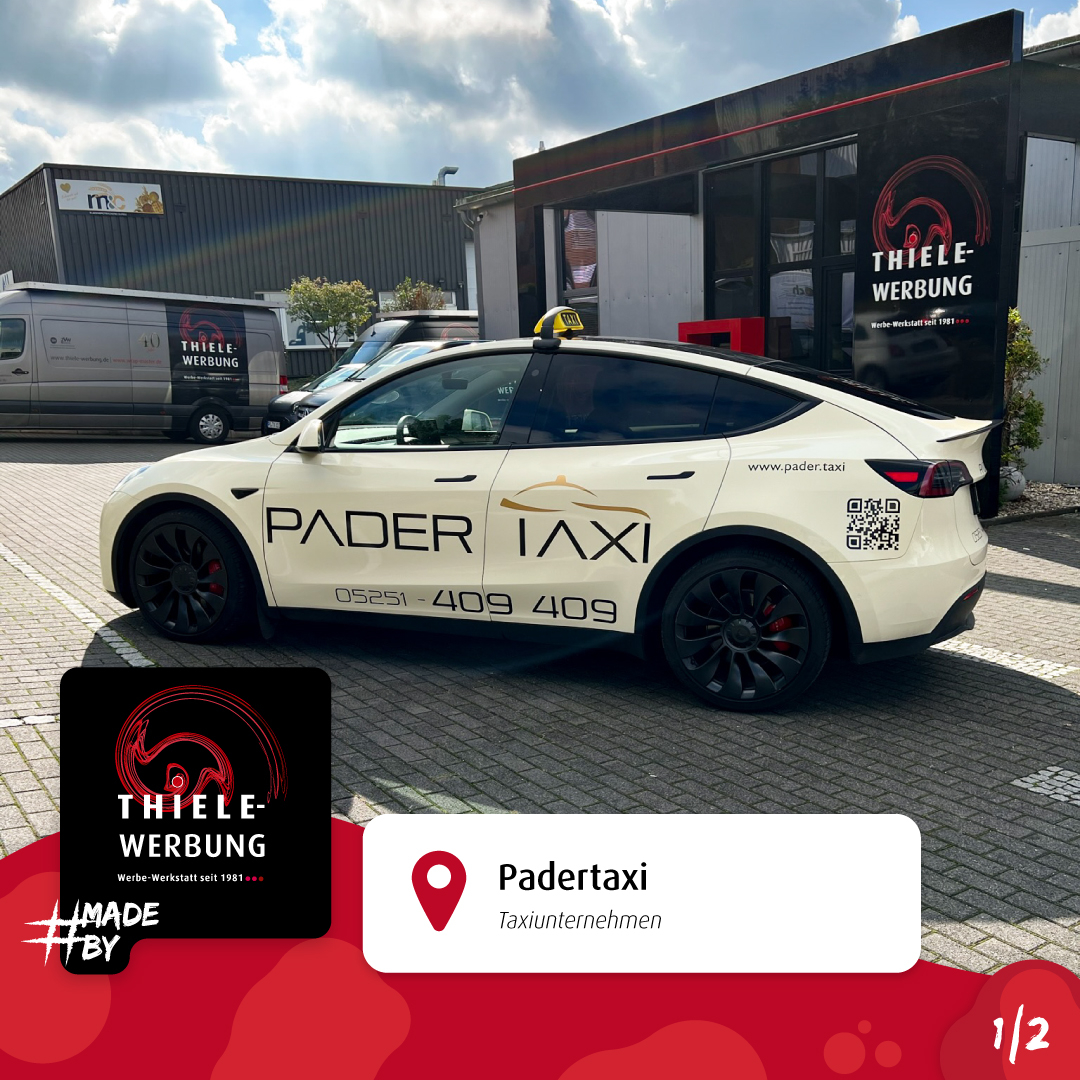 Zum Ziel kommen mit Padertaxi!