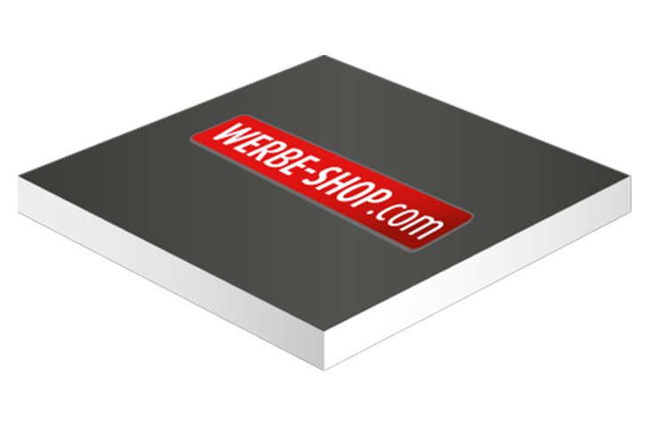 Schilder aus Hartschaumplatten
