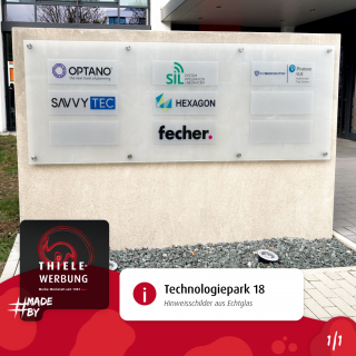 Echtglas Hinweisschilder – Stilvoll und funktional