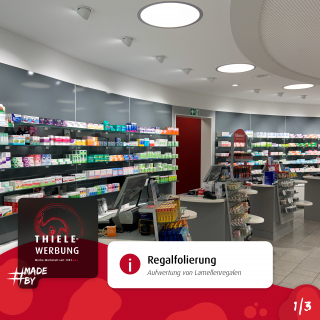 Neuer Look: Lamellenregale in stylischen Farben!