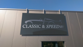 Hallenbeschriftung Classic &amp; Speed