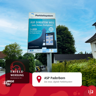 Schon entdeckt? Das neue Parkleitsystem für Paderborn!