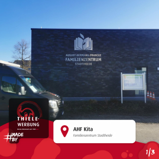 Montage am AHF Familienzentrum: Einzelbuchstaben in edlem Design!