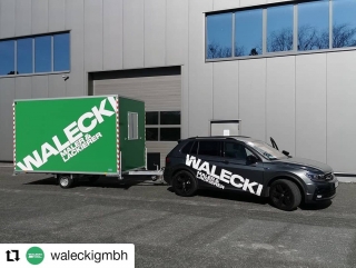 Fahrzeugbeschriftung der Firma Walecki