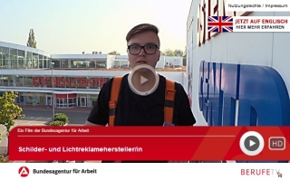 Ausbildungsfilm &quot;Schilder- und Lichtreklamehersteller/-in&quot;